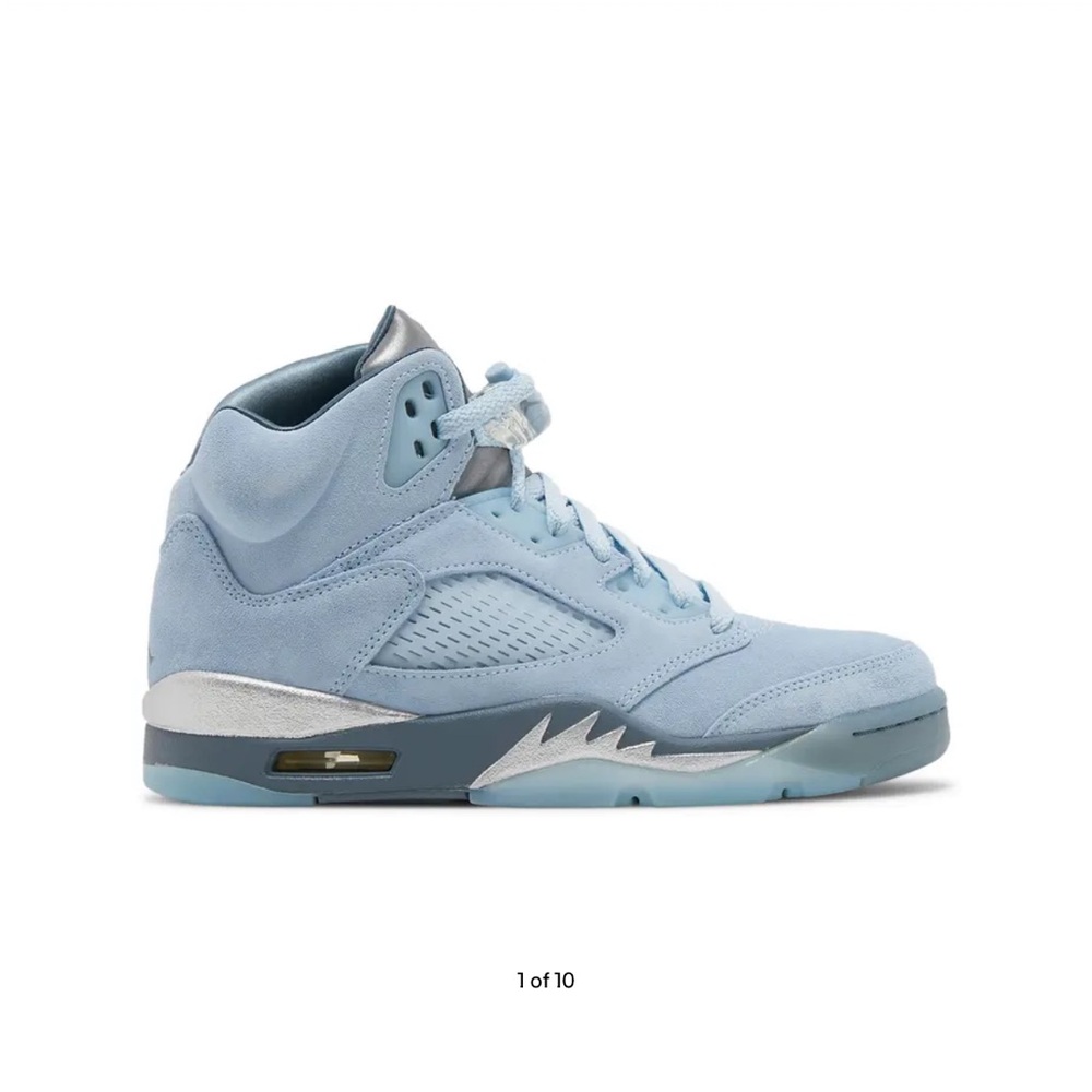 Jordan Athletic Shoes in Light Blue and Gray